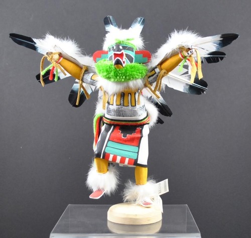 Native American Indian Eagle Kachina Decor By Gary Largo Navajo About 13" P7 - Picture 1 of 12