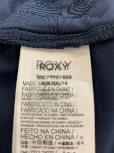Roxy Fold Over Board Short Women’s Size XXL Super Soft Blue New - Picture 10 of 12