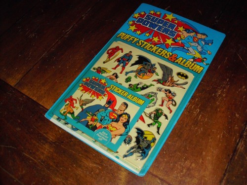 PEGATINAS Y ÁLBUM DE COLECCIÓN SUPER POWERS PUFFY TOTALMENTE NUEVOS SELLADOS SIN PERFORAR 1984 - Imagen 17 de 24