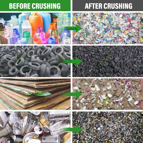 Trituradora de plástico Trituradora de plástico Reciclaje Reutilización Industrial Trituración de plástico - Imagen 7 de 11
