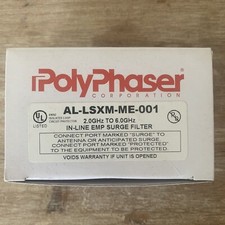 PolyPhaser Surge Suppresor Antenna AL-LSXM-MA 2.0-6.0 GHz Type N F/M Bulkhead 
