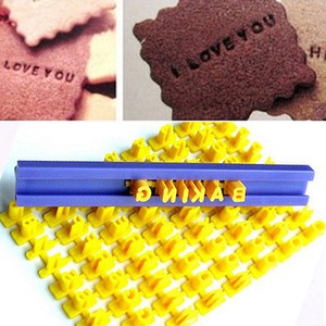 Mini Alphabet Numéro Lettre Gâteau Biscuit Stamp Cutter gâteau Mould Bakeware UK