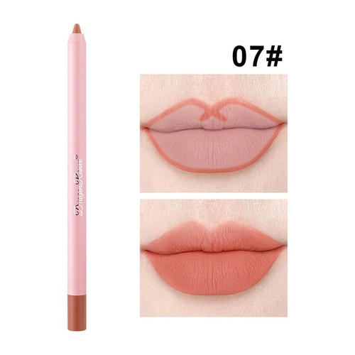 Matte Lipstick Lip Liner Pen Long Lasting Non-Stick Cup Velvet Nude Makeup ♡ - Picture 17 of 35