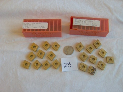 NEW NOS CARBOLOY CARBIDE CUTTING INSERTS 2 BOXES 20 Pieces CNMG- 543E-56 Lot23 - Picture 3 of 4