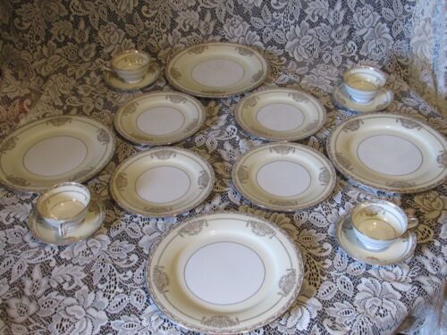 Noritake Bancroft Dinner Plates Salad Plates Cups Saucers #5481 - Picture 8 of 16