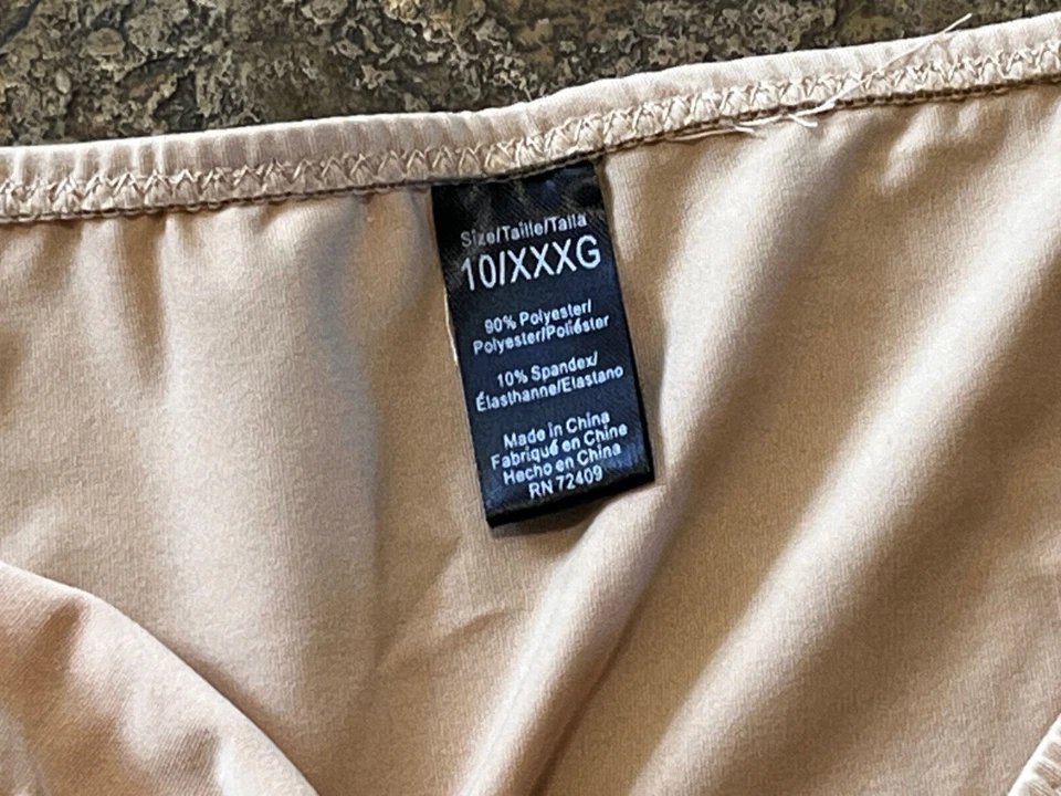 Braguita de bikini 424 Rene Rofe 10/3XL desnuda suave sin costuras nueva con etiquetas descontinuada #2409 Foto 4 de 4