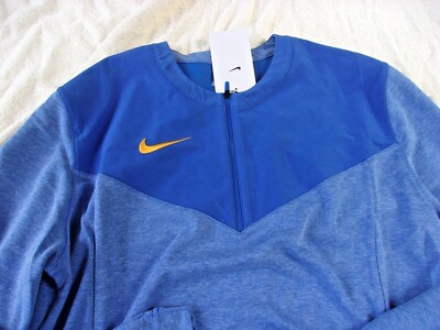 NWT Nike dri fit pullover, men's M, two tone, medium or dark blue, $80