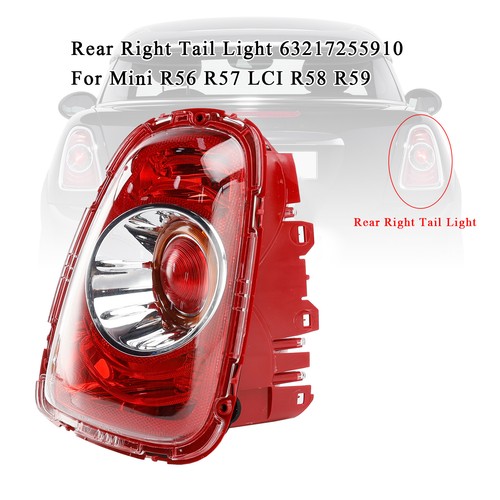 Rear Right Tail Light 63217255910 For Mini R56 R57 LCI R58 R59 EW - Picture 1 of 10