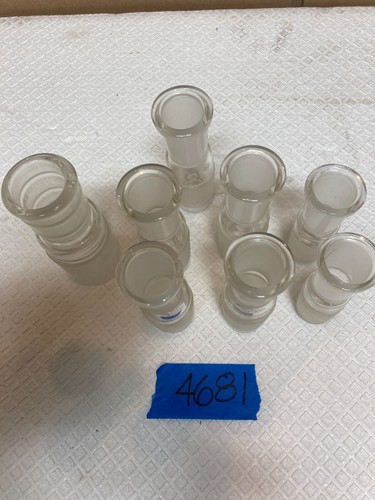 Lot of 8 Glass Labware Reducing / Increasing Adaptors - Picture 6 of 9