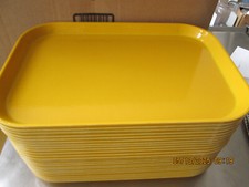 Cambro Cam Trays 1015504 10" X 15" Mustard Color Fast Food Trays New