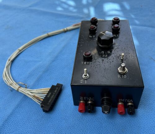 Aircraft Learjet 28v Meter Tester Test Box #331 - Picture 3 of 11