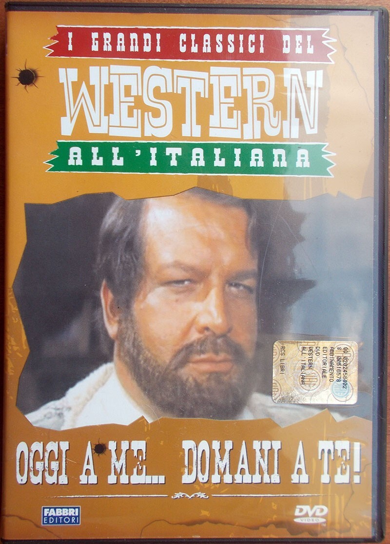 ✅ DVD Video Bud Spencer Spaghetti Western Oggi IN Me Tomorrow Te Fabbri Editores