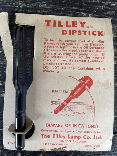 Vintage Tilley Lamp Dipstick