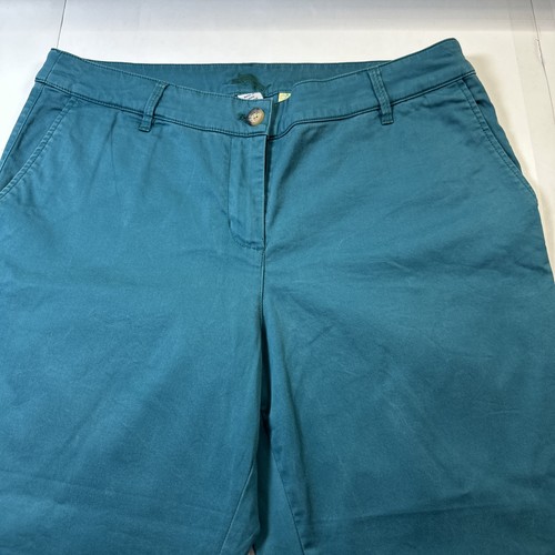 Tommy Bahama Damen Caprihose Stretch grün Größe 12 #357