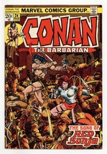 Conan the Barbarian #24 FN- 5.5 1973 1st full Red Sonja story
