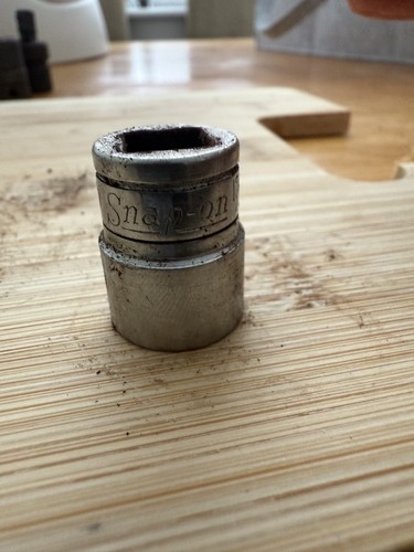 Vintage 1953 SNAP-ON TOOLS F-171 USA 17/32 Steckschlüssel 3/8-Antrieb 12-pt Unterstreichung Logo - Bild 1 von 5