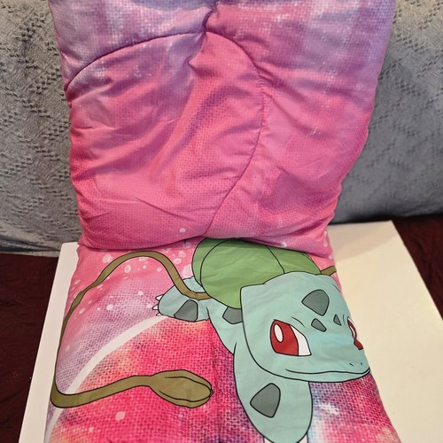 Pokemon Comforter Pikachu Charmander Kids Reversible TWIN / FULL 72" x 86" - Picture 4 of 11