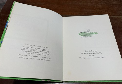 1958 YERTLE THE TURTLE and OTHER STORIES 1st Edition/Printing Dr. Seuss - Imagen 6 de 12
