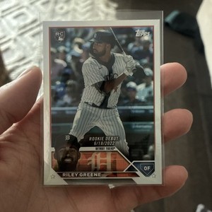 2023 Topps Update #US298 Riley Greene Rainbow Foil