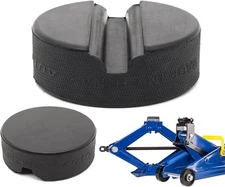 AUTOXBERT Jack Pad Adapter Rubber Anti-Slip Rail 1Pc & Rubber, Black 