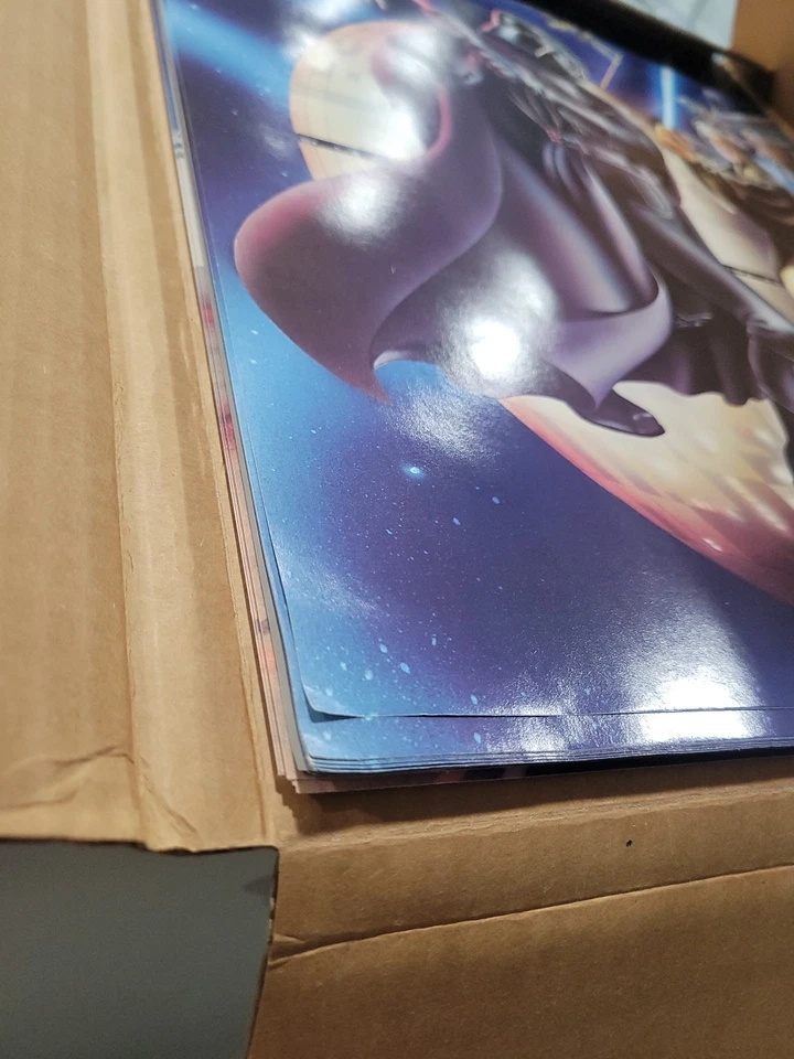 LOT OF 75 18x22 Star Wars Rare Cascade Original 1978 Movie Posters Set Of 3 VTG - Image 3 of 4