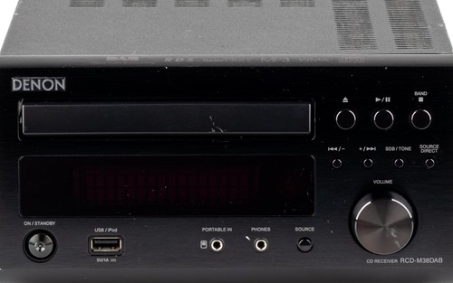 Denon RCD-M38DAB Ricevitore CD Nero + FB / Revisionato 1 Anno Garanzia [2] - Foto 2 di 4