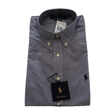 RALPH LAUREN Yarmouth Pinpoint Oxford Mens Shirt Sz 15.5 32/33 ButtonDown Blue