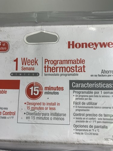 Honeywell Thermostat 1 Program Week Home Programmable Digital RTH221B NEW! - Picture 5 of 7