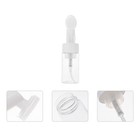 6 PCS 100ml Press Silicone Brush Head Bottle Foaming PET Plastic Sub Bottle