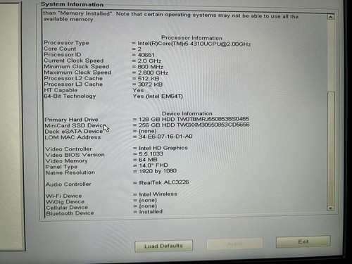 Dell Latitude E7440 Ultrabook Laptop 14" i5 -4310U 16GB RAM 256GB + 128GB SSD - Bild 12 von 13