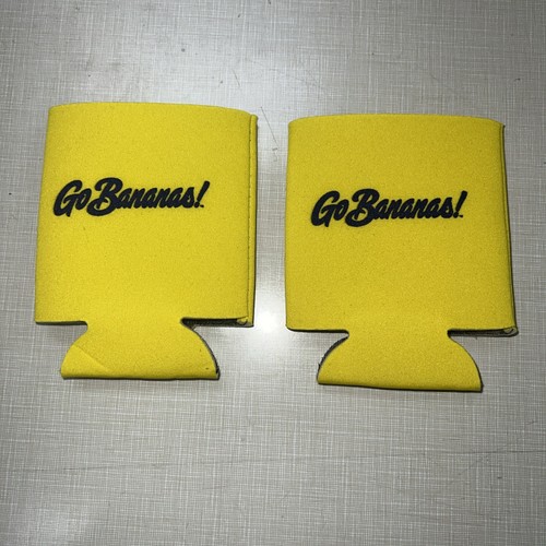 Lot of 2 SAVANAH BANANAS Baseball Drink Koozie Original GO BANANAS NEW Free Ship - Picture 2 of 2