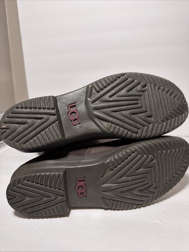 Stivali da equitazione UGG chancery in pelle marrone foderati in shearling taglia 10 donna - Foto 3 di 5