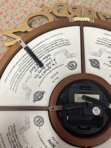 Vintage Bradford Exchange Wizard of Oz Wanduhr funktioniert - Bild 10 von 15