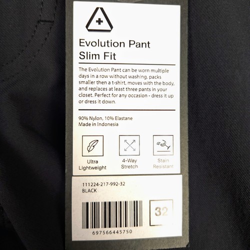 Western Rise Evolution Hose Slim Fit schwarz Herren Größe 32x30 leicht - Bild 2 von 6