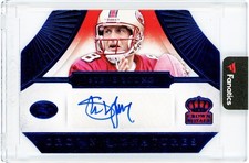 Steve Young 49ers Signed 2014 Panini Crown Royale Crown Platinum #CS-SY 1/1 Card