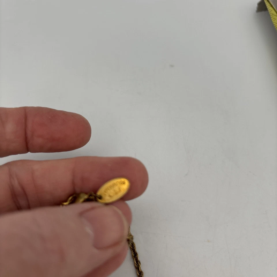 Liz Palacios Collar Colgante Cristal Verde Precioso 22” Ajustable Swarovski Foto 4 de 4