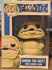 FUNKO POP STAR WARS JABBA THE HUTT #22 VAULTED ORIGINAL BLUE BOX LARGE FONT