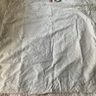 Beautiful Vintage Euro French Hand Embroidered Linen Pillow Sham 29x28 Crochet