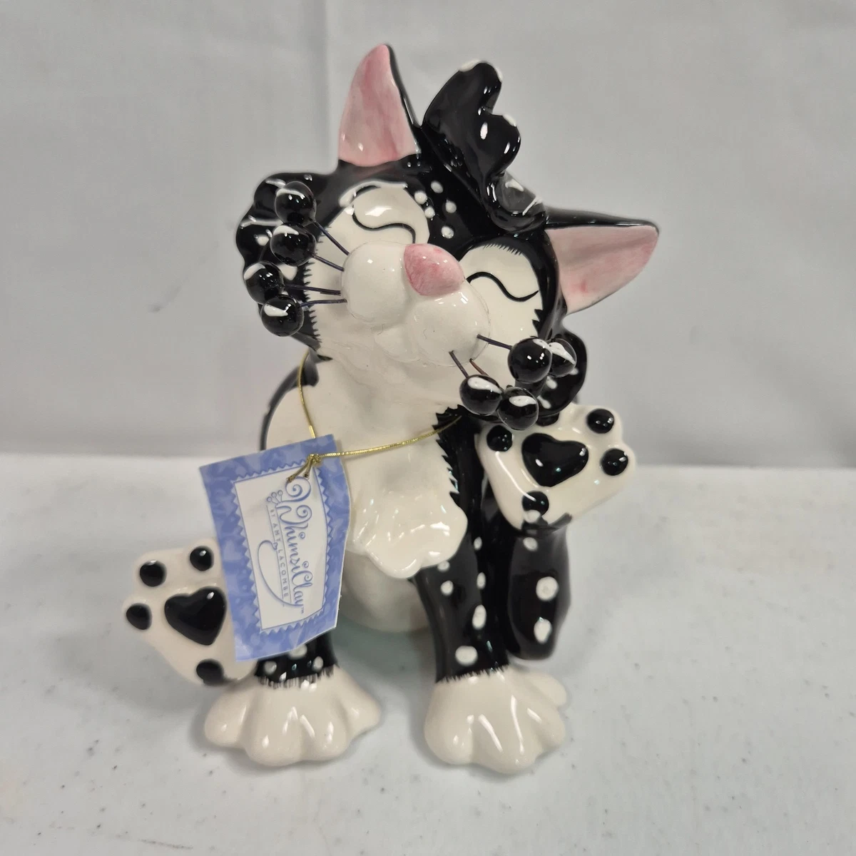 WhimsiClay Collectible Cat Figurines for sale | eBay