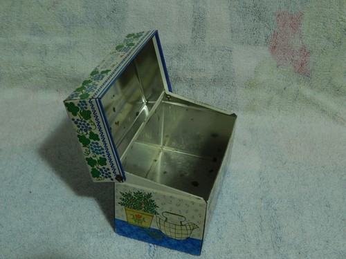 Hallmark (USA) Retro Metall Rechteck ~ Rezeptbox ~ Landhaus Obst - Bild 9 von 11