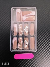 "HALLOWEEN SALE" Press-On Manicure One Step False Nails + Accents 3 Designs