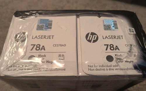 HP 75A schwarze Tonerkassette 2er-Pack Original-Zubehör-Hersteller versiegelter Karton