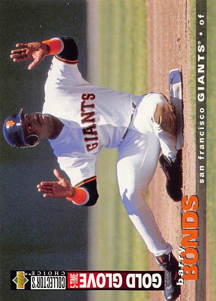 Barry Bonds 1995 Collector's Choice 82 San Francisco Giants Baseball Card