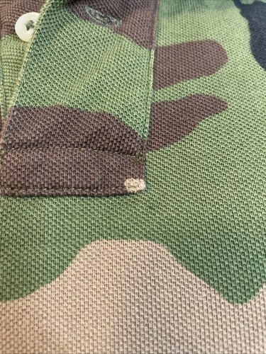 POLO RALPH LAUREN MENS 2-BUTTON SHIRT CAMO MULTICOLOR SIZE M BIG PONY - Picture 3 of 24