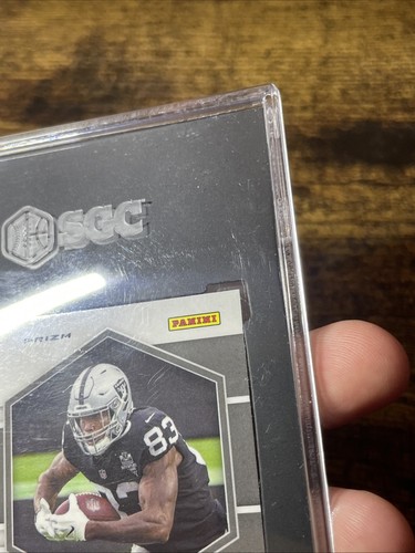 2021 Mosaic Football Darren Waller Green Prizm #109 SGC 9 - Bild 8 von 14