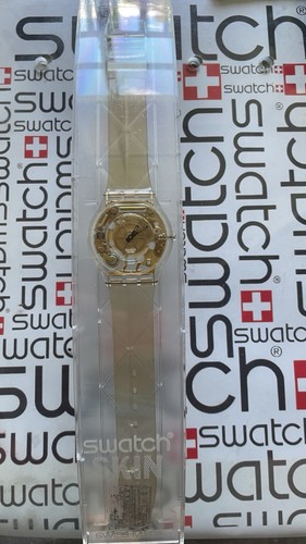 Swatch Golden Jelly SFK101 1999 Skin 34,9 mm x 3,9 mm Box - Bild 7 von 8