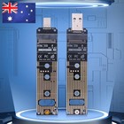 NVME To USB Adapter 10Gbps USB3.1 Gen 2 16TB Support UASP TRIM for PCI-E/M.2 SSD