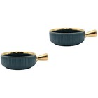  2 Pcs Nachtischschalen Keramik Dekorative Obstschale Dessertschalen