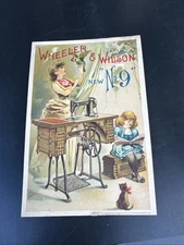 Edw. Cahill, Agt Trade Card-Wheeler & Wilson-Greenfield, MA.  S263