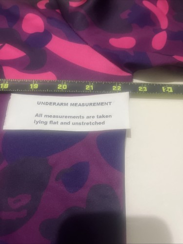 Size Large A Bathing Ape BAPE Style Full Zip Pink & Purple Camo Shark Hoodie - Picture 7 of 8